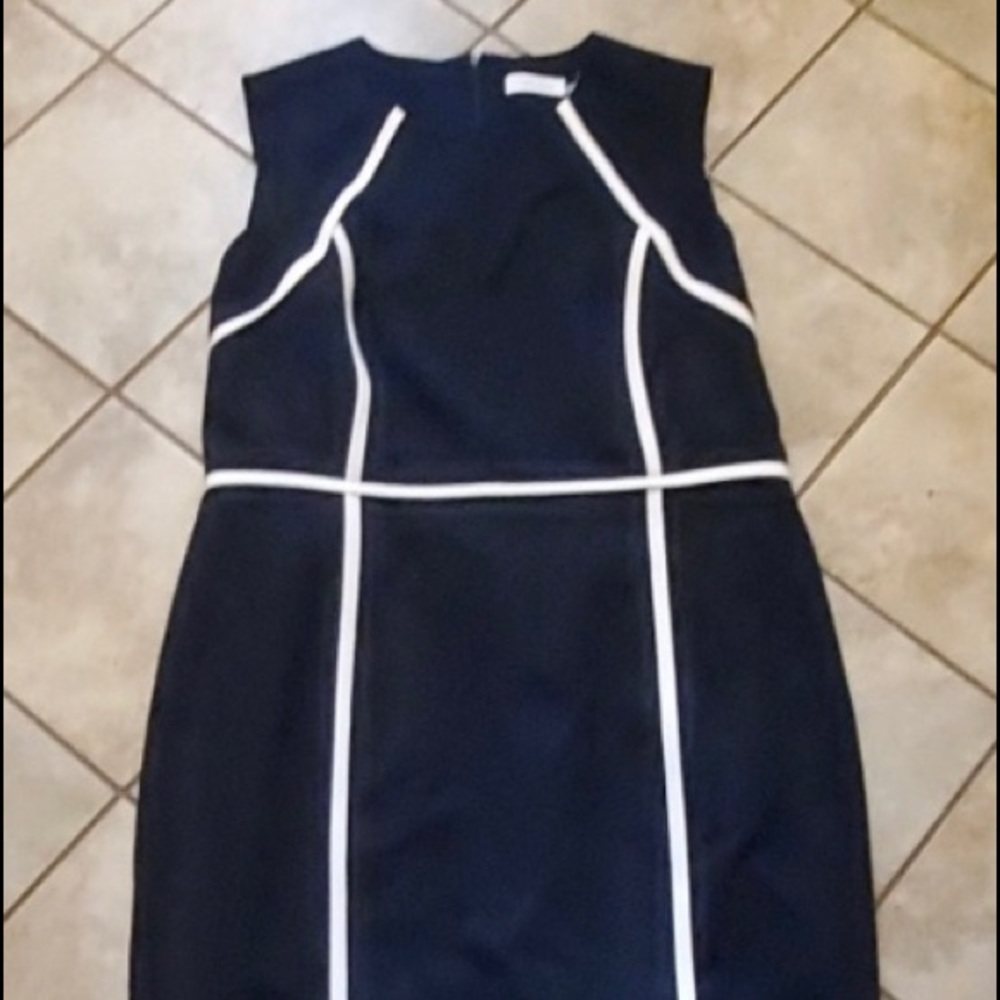 Calvin Klein Black and white dress